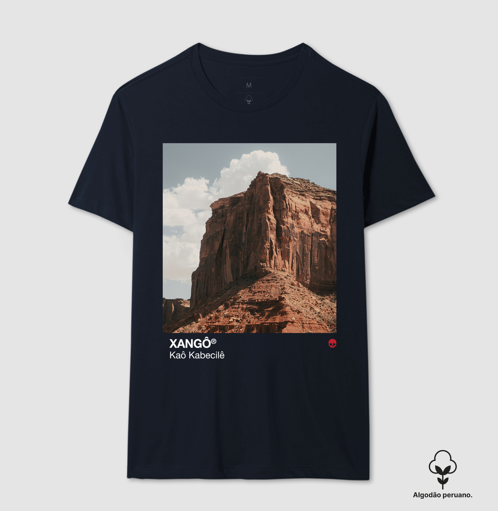 Camiseta Umbanda Orixá Xangô - Pedreira | Em Algodão Peruano - Imagem 8