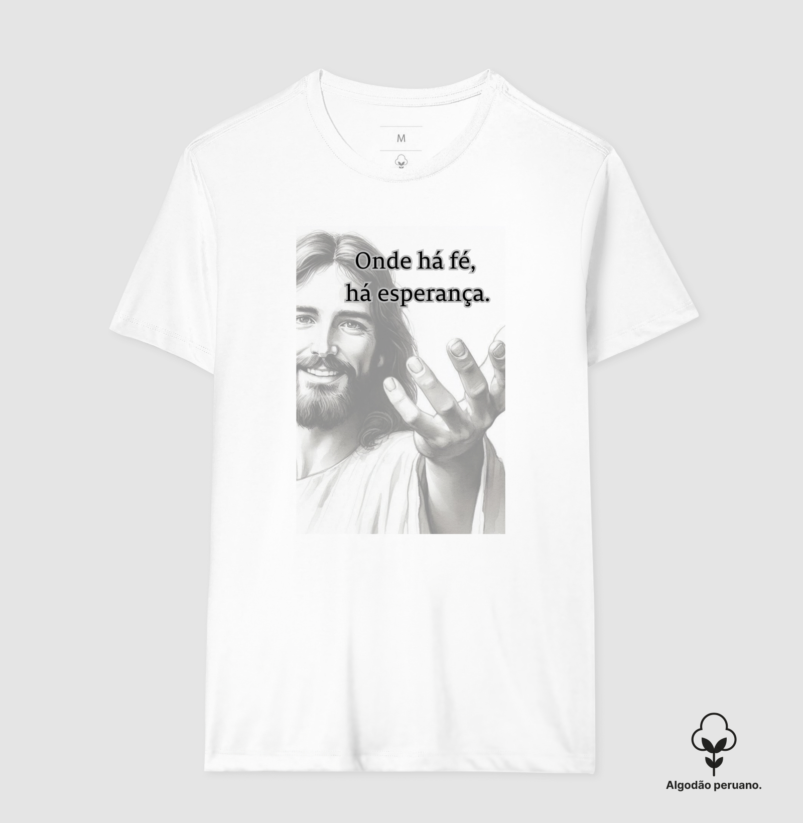 Camiseta Onde há fé, há Esperança - Imagem 2