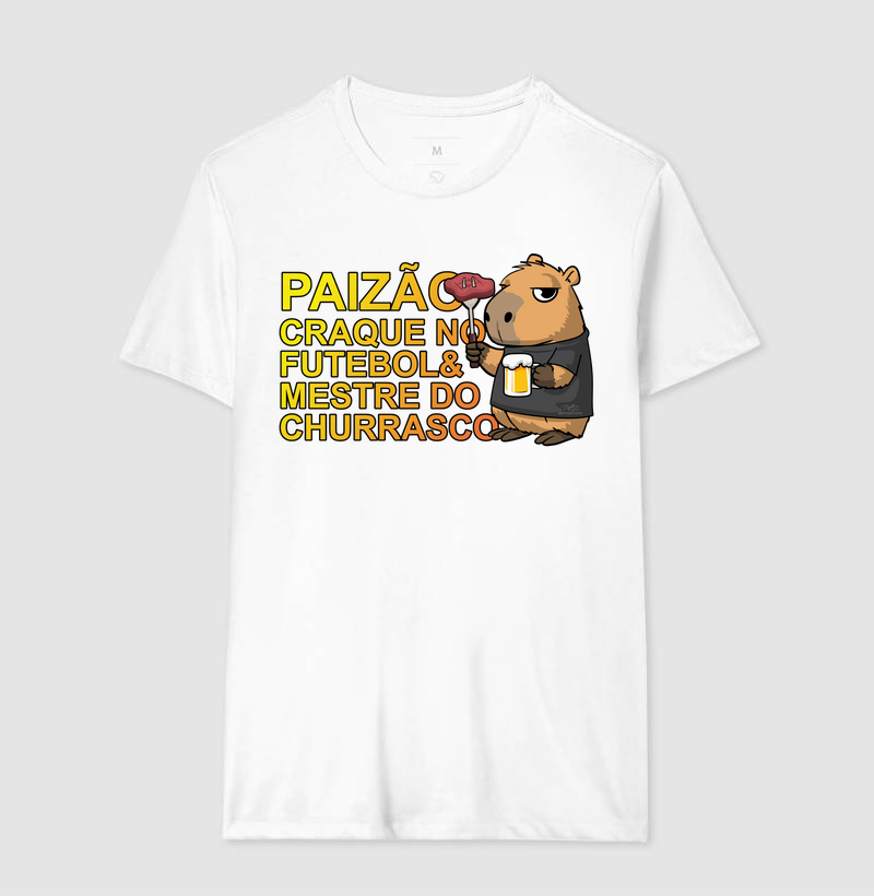 Camiseta Capivara Pai Churrasco - Imagem 3