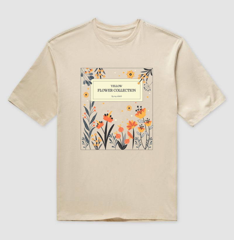 FLOR LARANJA - Oversized - Imagem 3