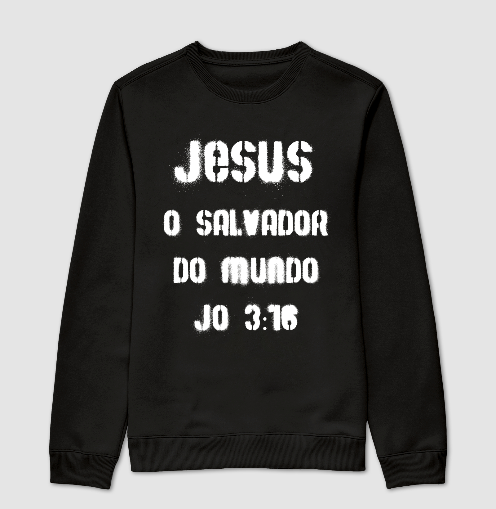 Suéter Moletom Cristão O Salvador do Mundo - Imagem 4