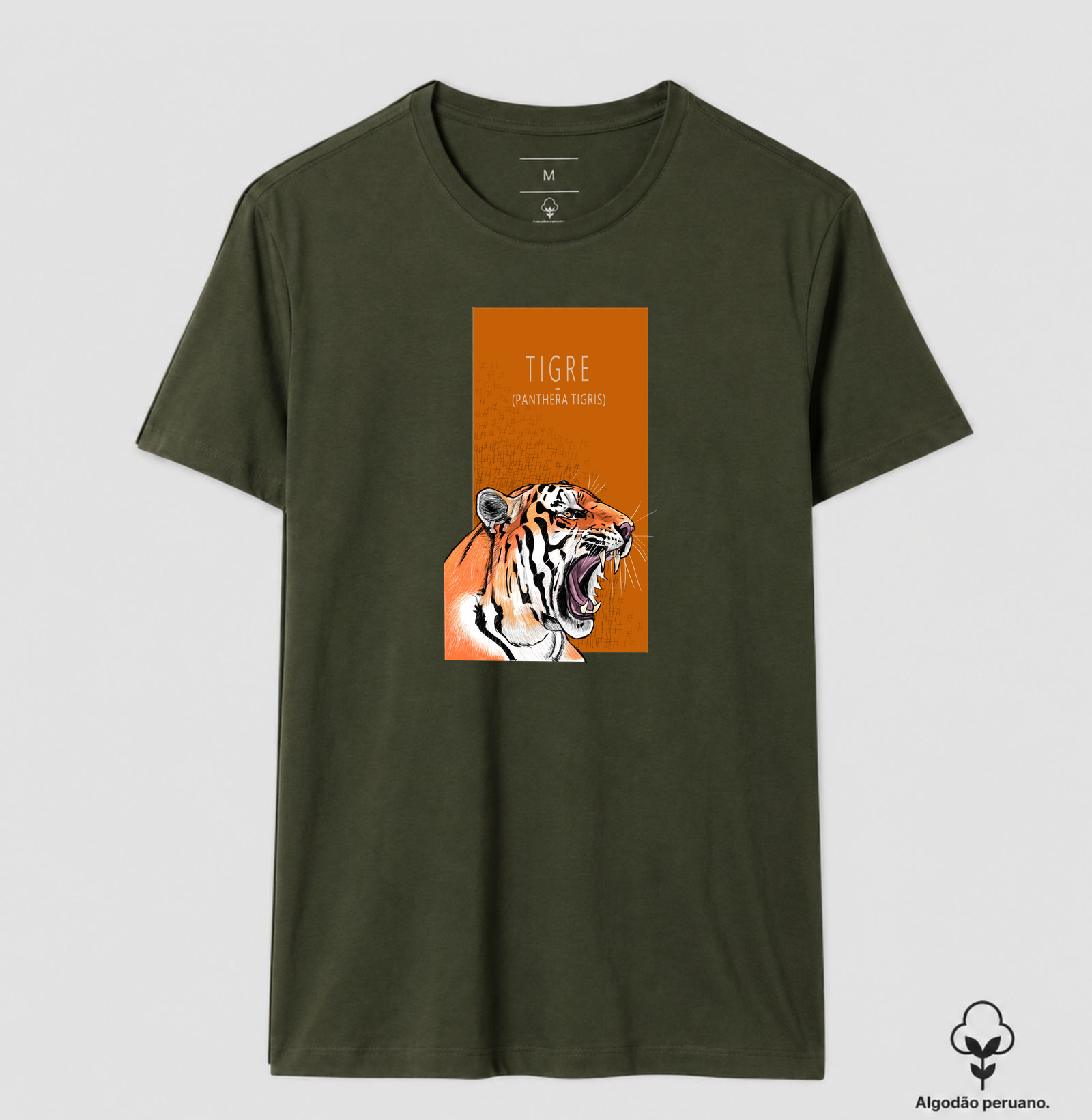 Camiseta Algodão Peruano Tigre - Imagem 9