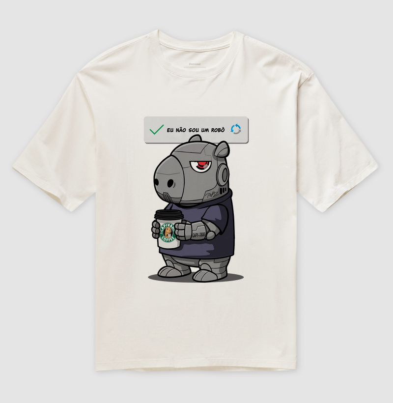 Camiseta Capivara Robô - Imagem 4
