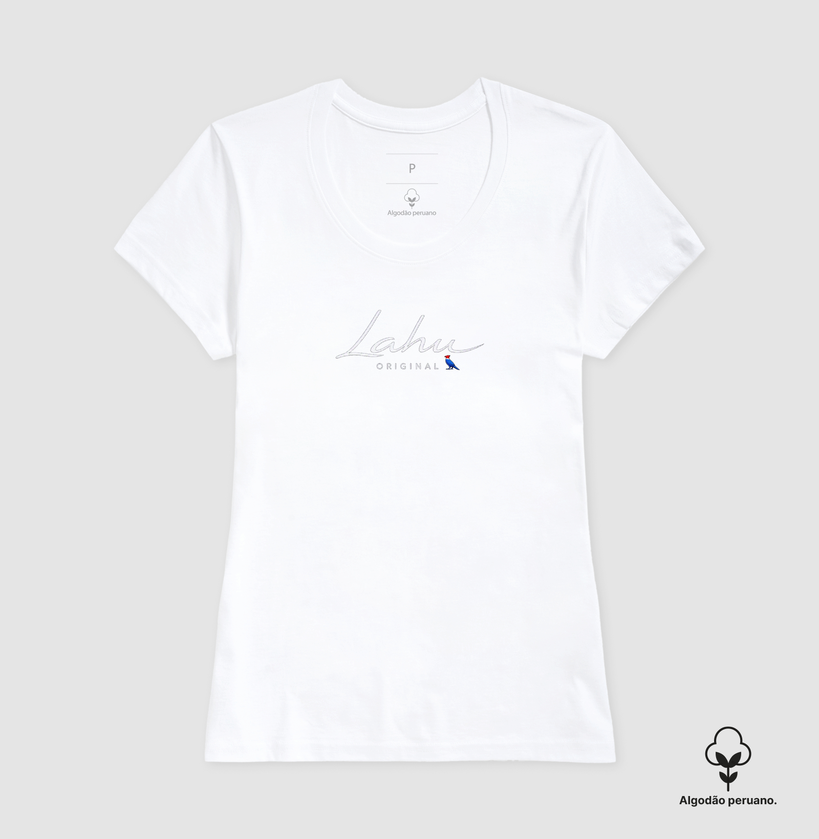 ✨ Essa estampa é um exemplo perfeito de elegância minimalista. O design apresenta o nome “Lahu” em uma caligrafia fluida e sofisticada, transmitindo leveza e autenticidade. Abaixo, o termo “ORIGINAL” surge em letras maiúsculas, equilibrando o conjunto com um toque de modernidade e firmeza. - Imagem 9