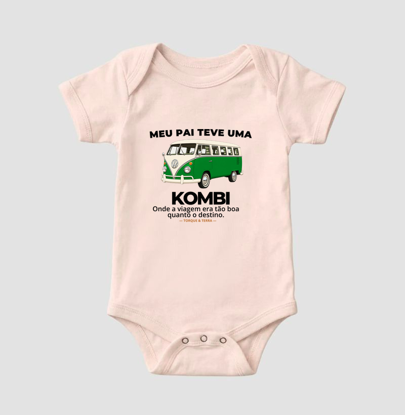 Meu pai teve uma - KOMBI - verde com off-white - Imagem 5