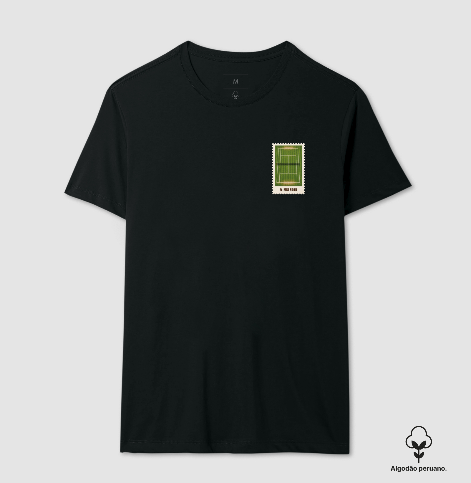 Camiseta Peruano Selo Wimbledon (masculino e feminino) - Imagem 6