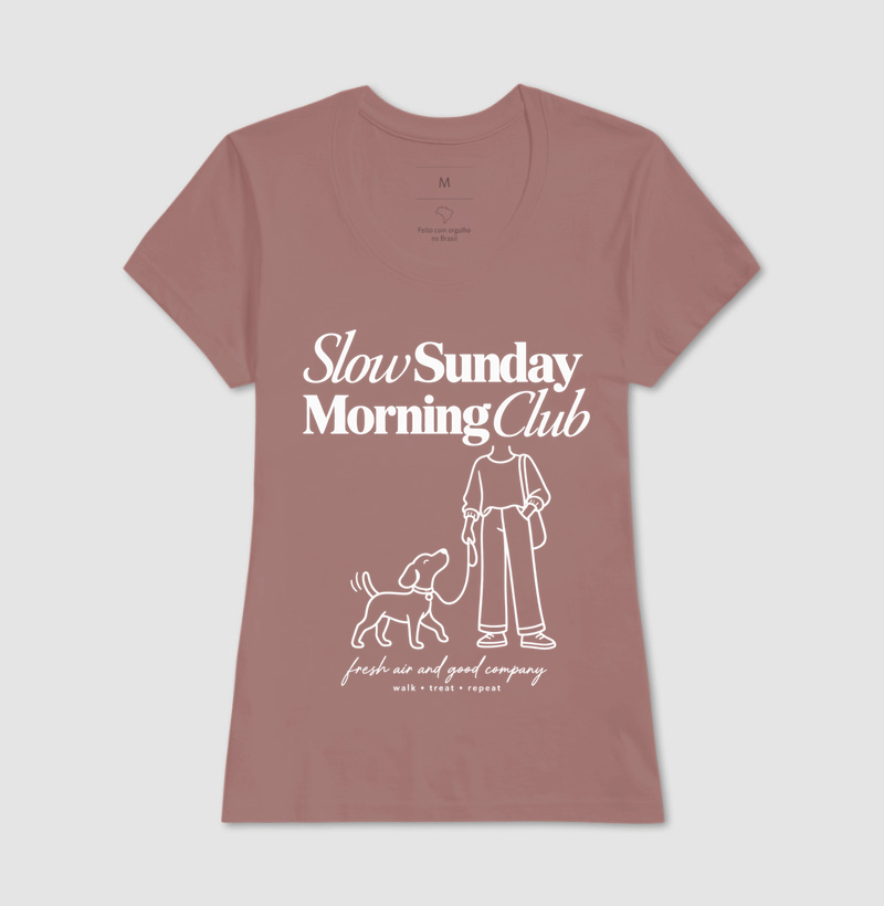 Camiseta Slow Sunday Morning Club - Imagem 17