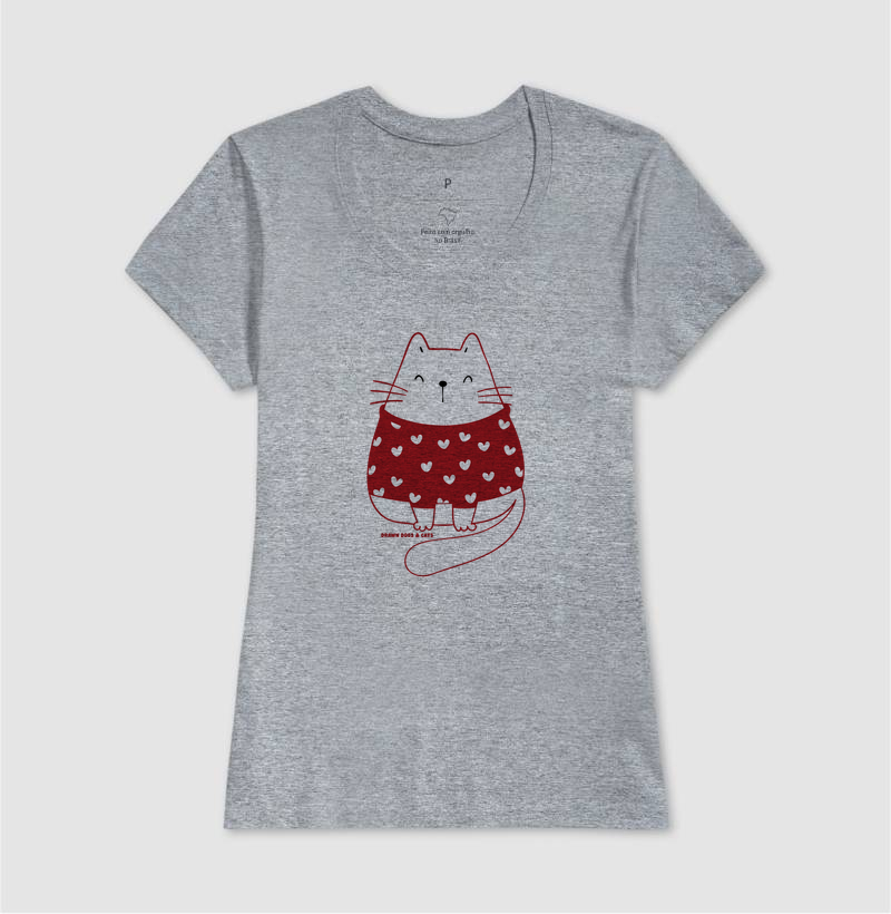 Gata branca de suéter vermelho - Imagem 10