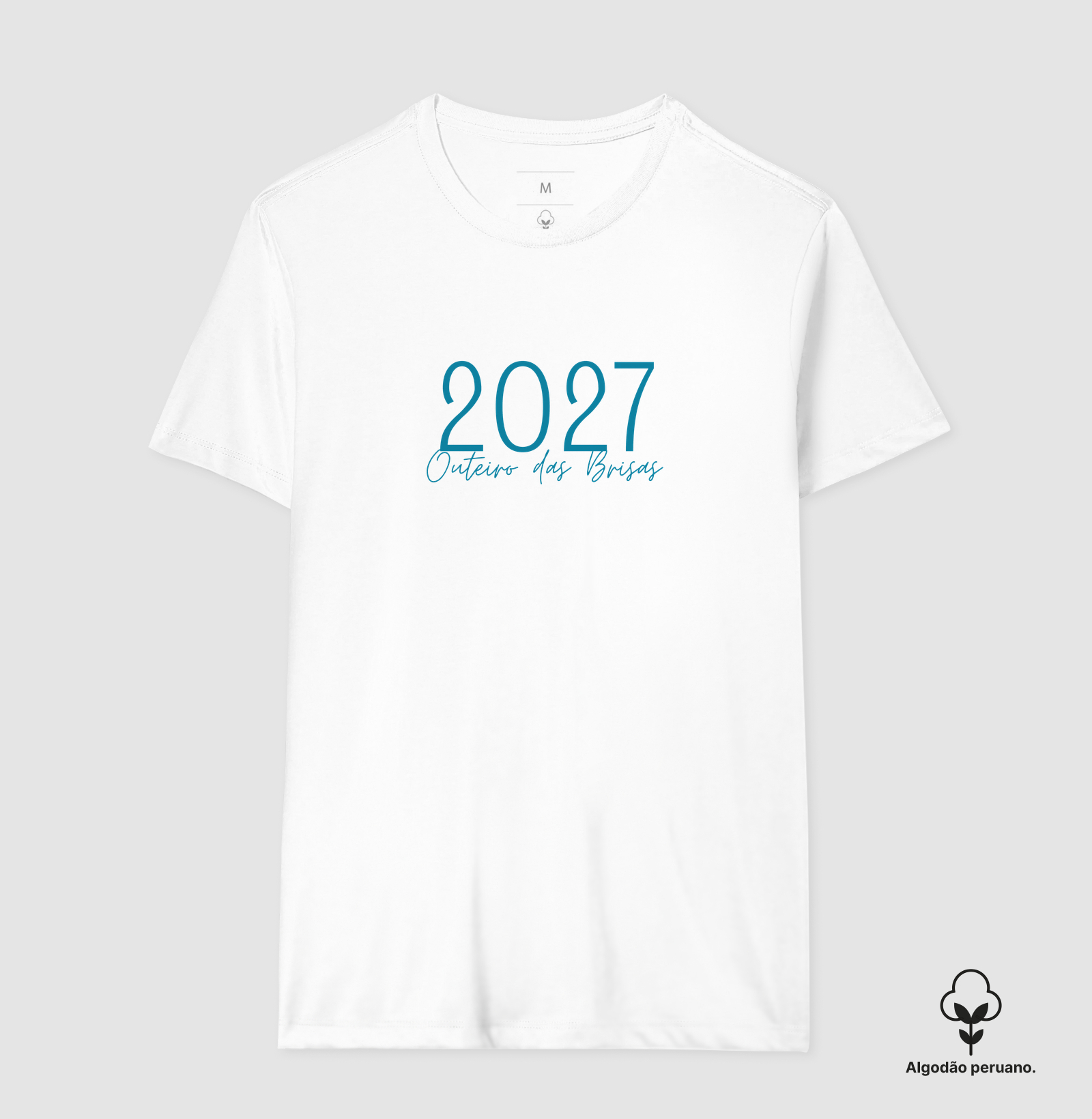 Camiseta Outeiro das Brisas 2027 – Réveillon na Bahia - Algodão Peruano  - Imagem 5