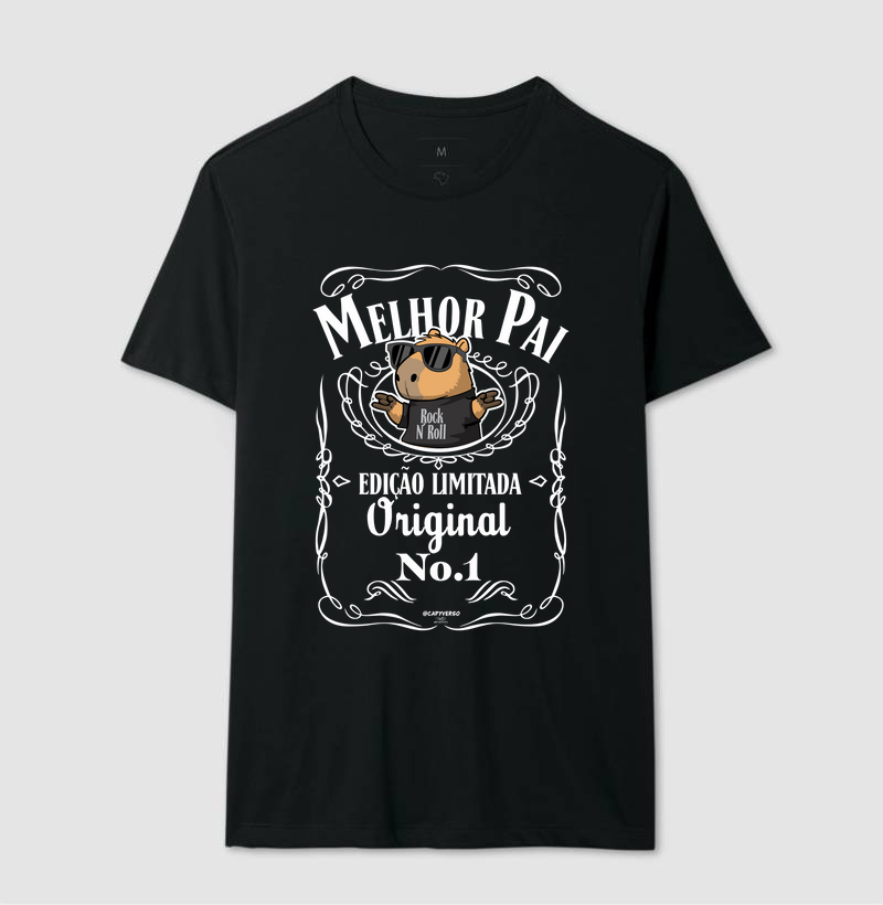 Camiseta Capivara Pai Rock - Imagem 2