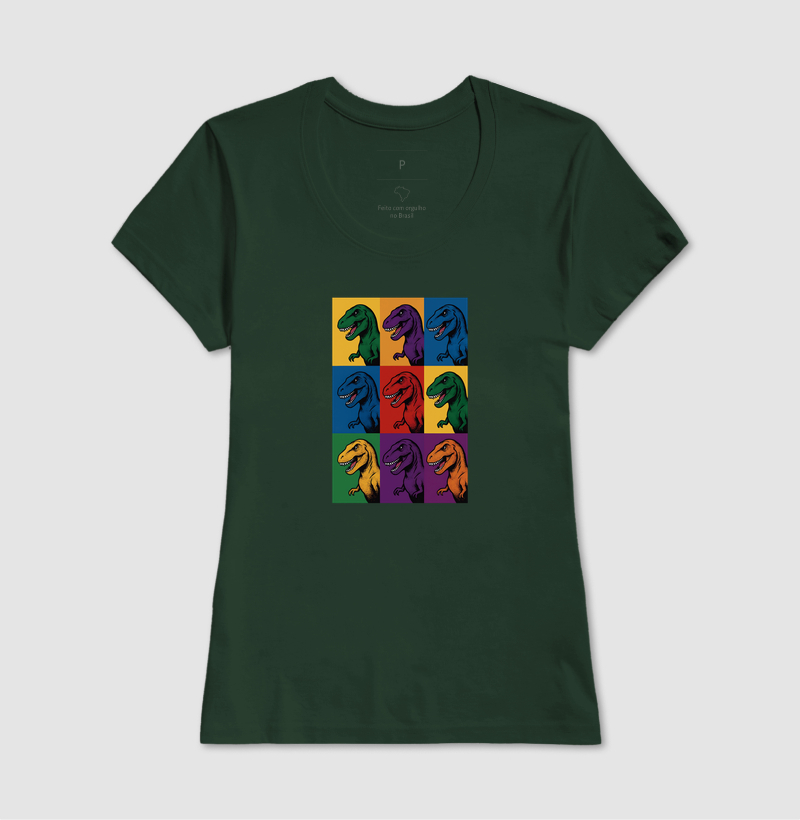 Camiseta Dino Pop T-Rex - Imagem 15