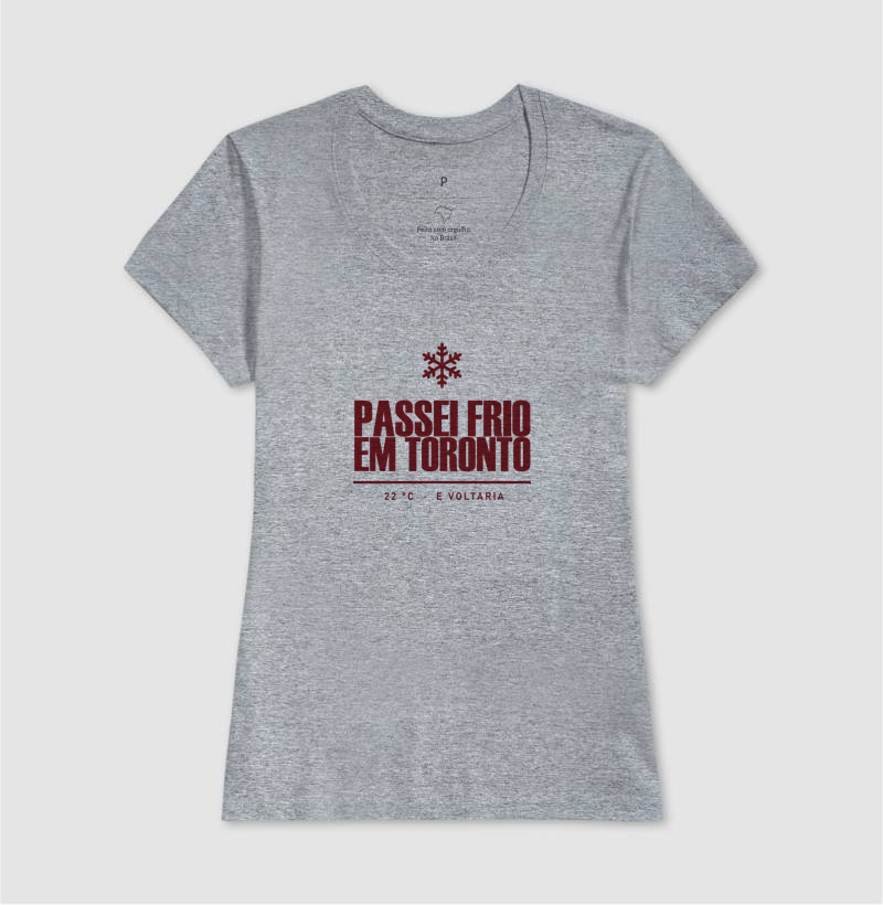 Camiseta Passei Frio em Toronto - Imagem 9