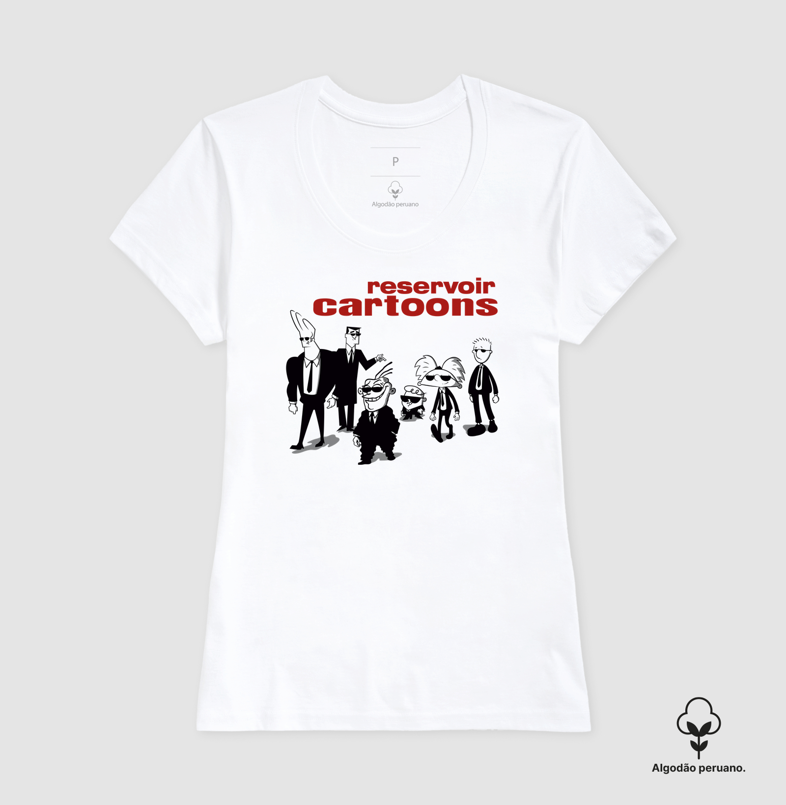 Camiseta Algodão Peruano Reservoir Cartoons - Imagem 5