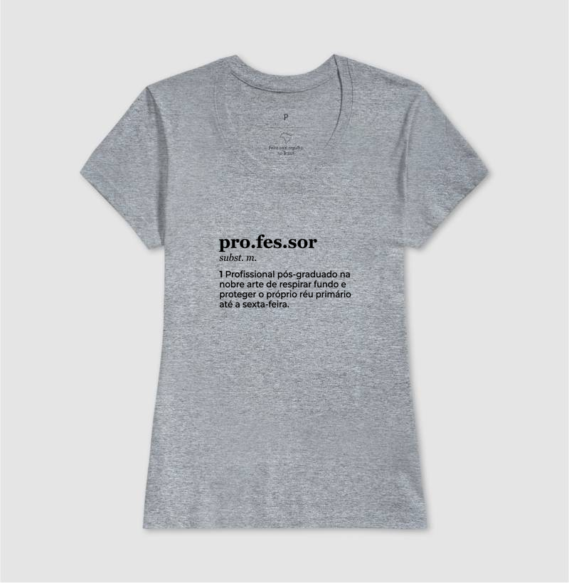 Camiseta Masculina Algodão Professor Réu Primário  - Imagem 9