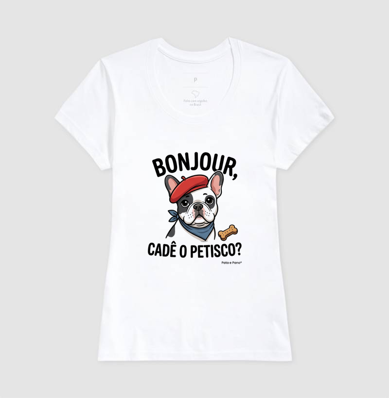 CAMISETA BULDOGUE FRANCÊS BONJOUR - Imagem 5