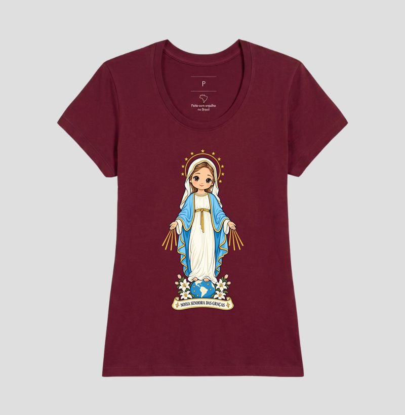Nossa Senhora das Graças estilo chibi - Imagem 17