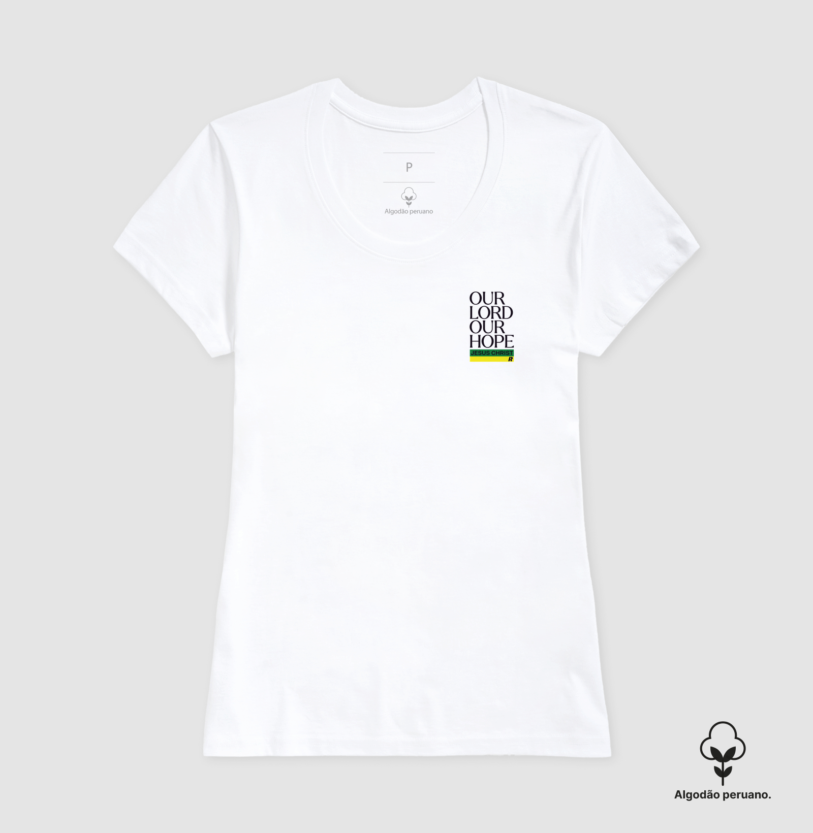 Camiseta OUR LORD - Algodão Peruano - Imagem 6