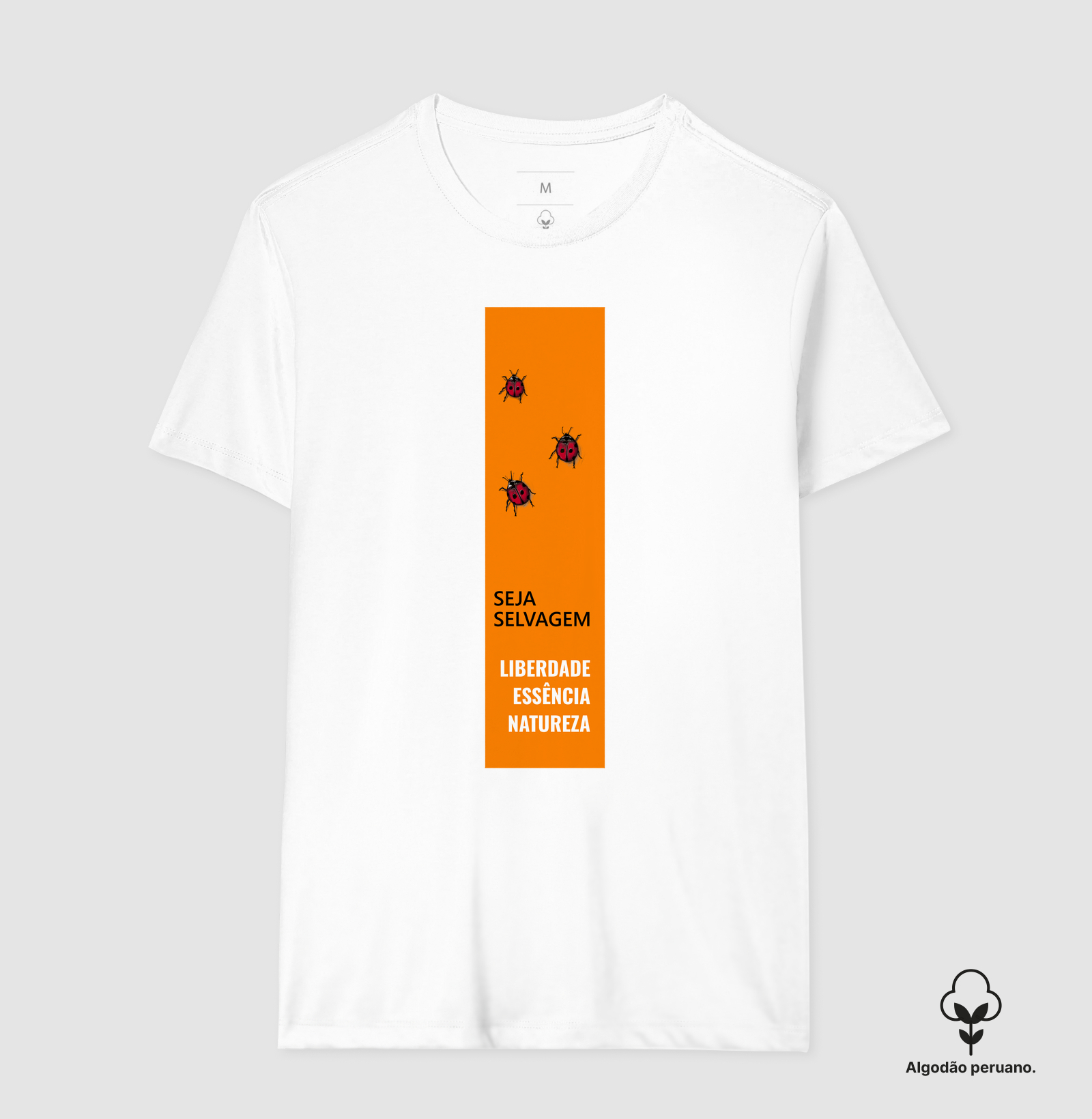 Camiseta Algodão Peruano Joaninhas (Seja Selvagem) - Imagem 4