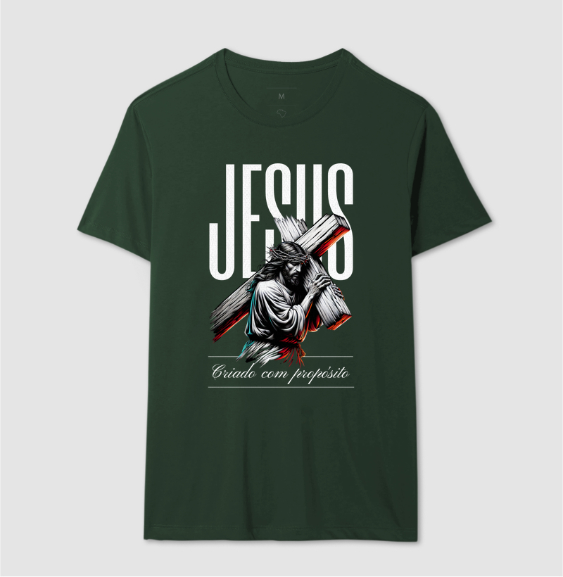 Camiseta Criado Com Propósito - Imagem 5