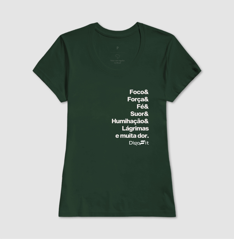 CAMISETA ACADEMIA FOCO E MUITA DOR - Imagem 13