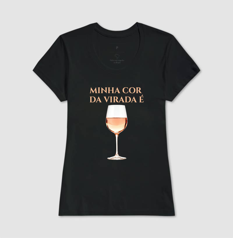 Camiseta Cor da Virada – Rosé - Imagem 3