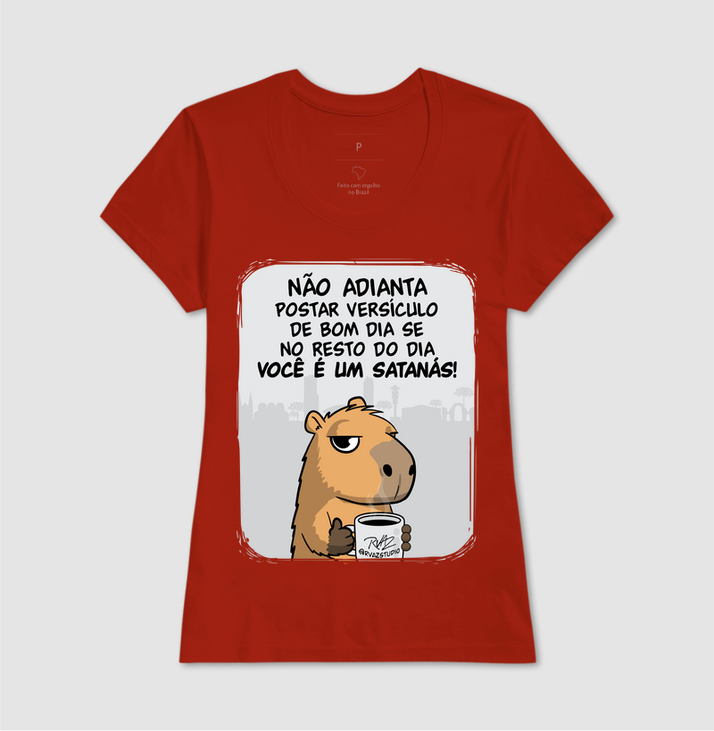Camiseta Capivara Você é um Satanás - Imagem 11