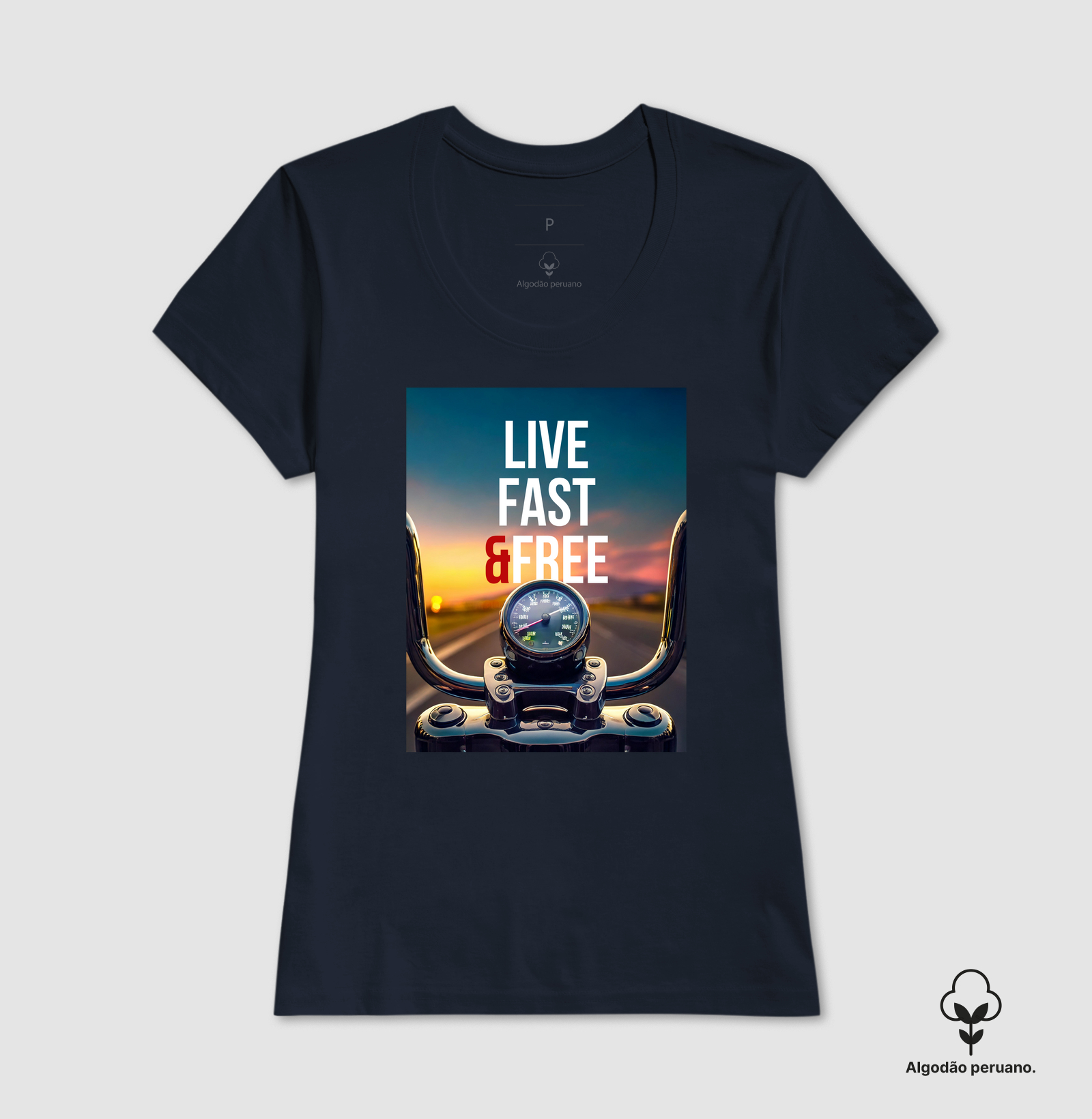 Live Fast & Free Edição Especial em Algodão Peruano - Imagem 7