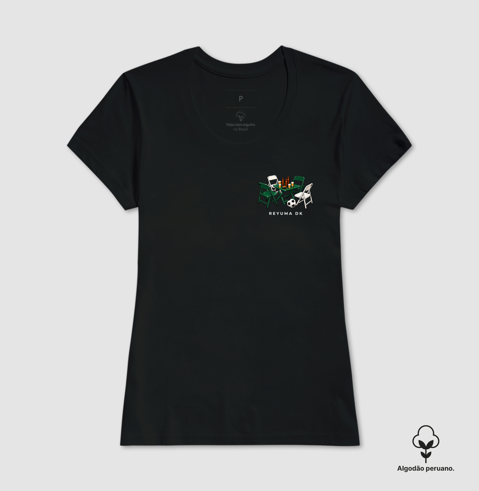 "Boteco e Resenha"- Futebol - Camiseta Algodão Peruano Masculina, Feminina e Babylook - Imagem 10