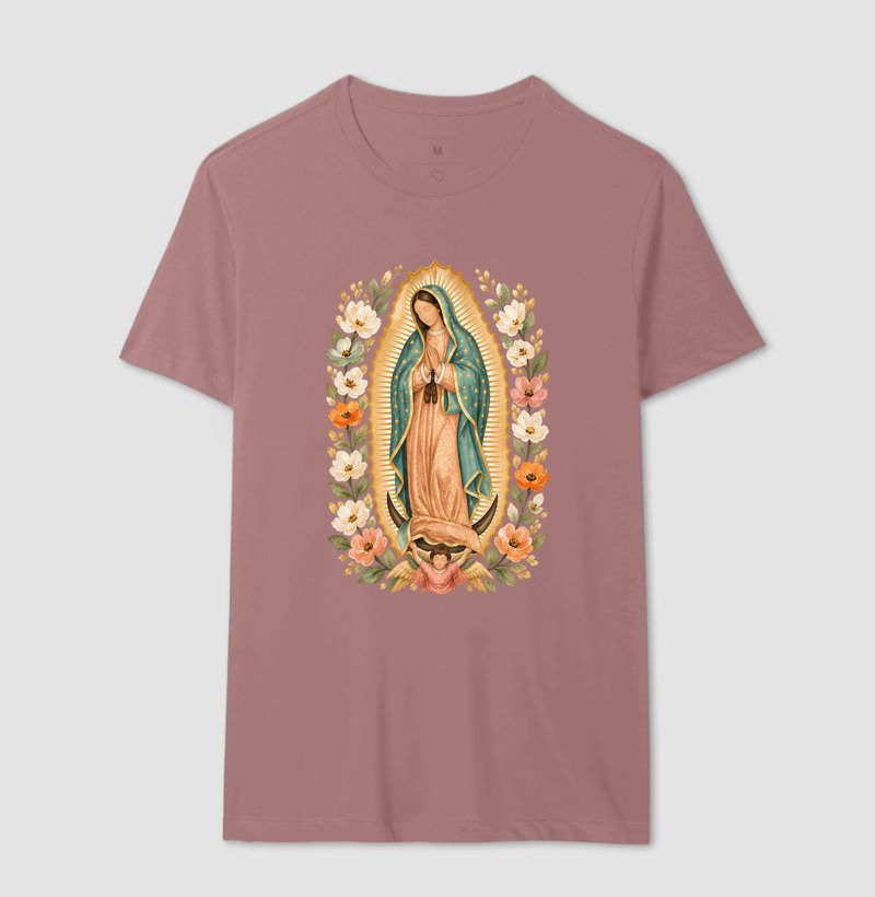 Nossa Senhora de Guadalupe com Flores - Imagem 10