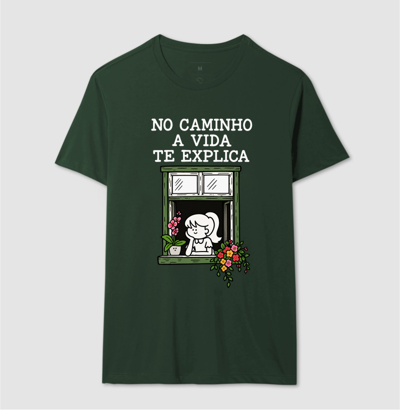 Camiseta No Caminho a Vida Te Explica (estampa G) - Imagem 12