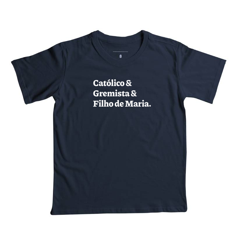 Católico & Gremista & Filho de Maria - Infantil - Imagem 5
