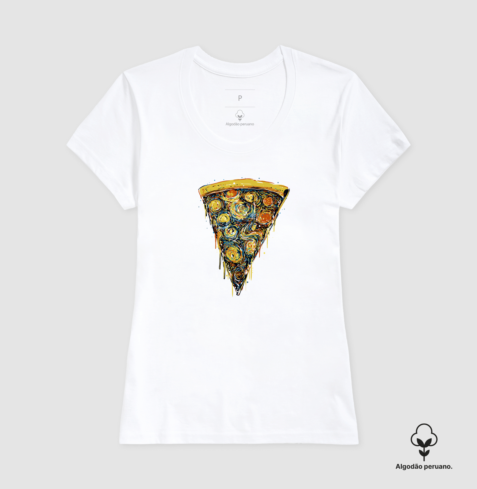 Camiseta Starry Slice Algodão Peruano - Imagem 6