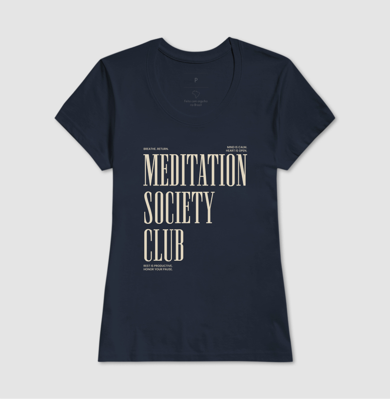 Camiseta - Meditation Society Club - Imagem 9
