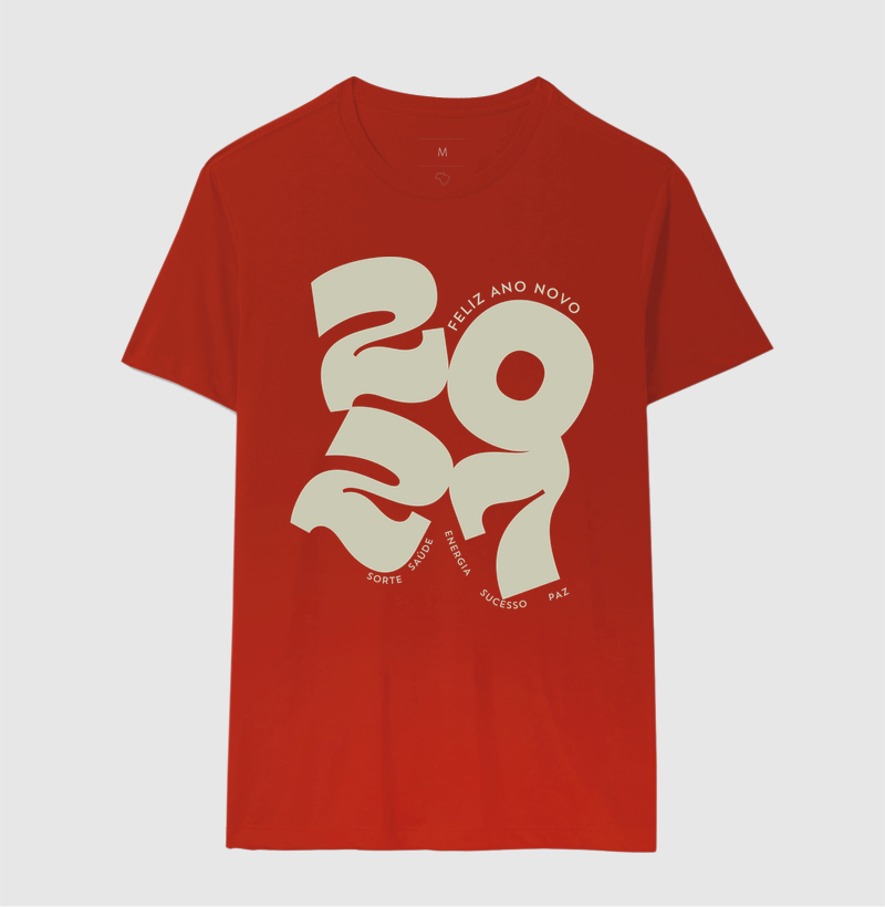 Camiseta 2027 Boas Energias – Feliz Ano Novo - Imagem 10