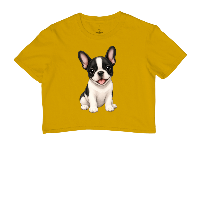 Bulldog (Buldogue) Francês Preto e Branco - Desenho Animado - Imagem 8