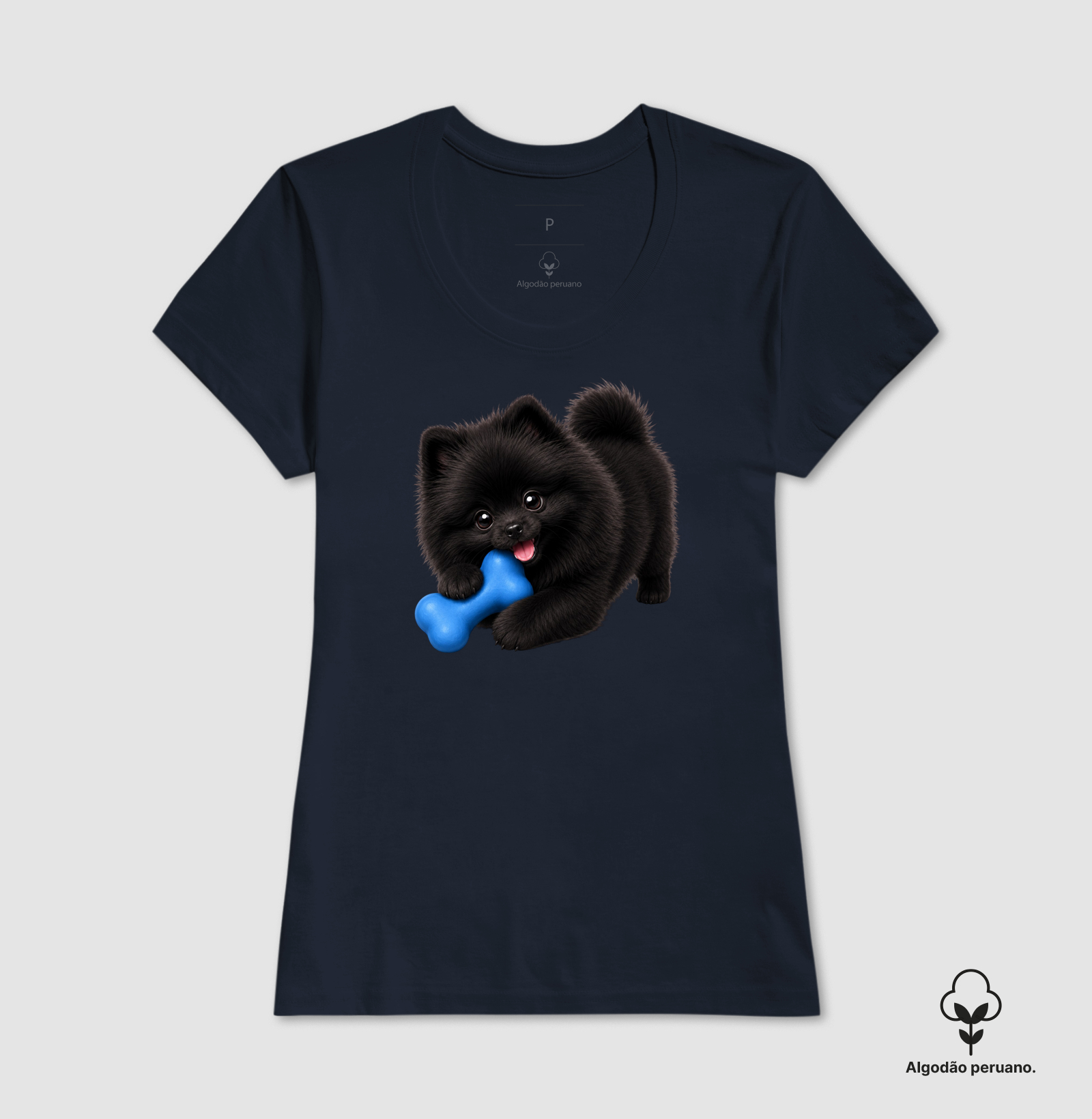 Pomerânia (Spitz Alemão) Preto - Desenho Animado - Imagem 6