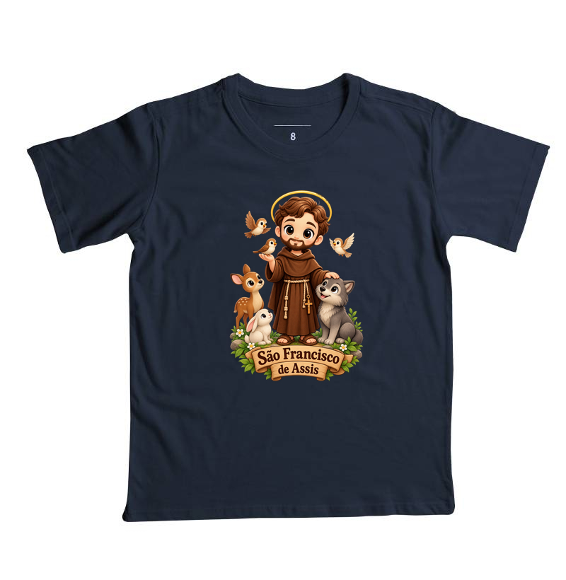 Camiseta Infantil São Francisco de Assis - Imagem 6