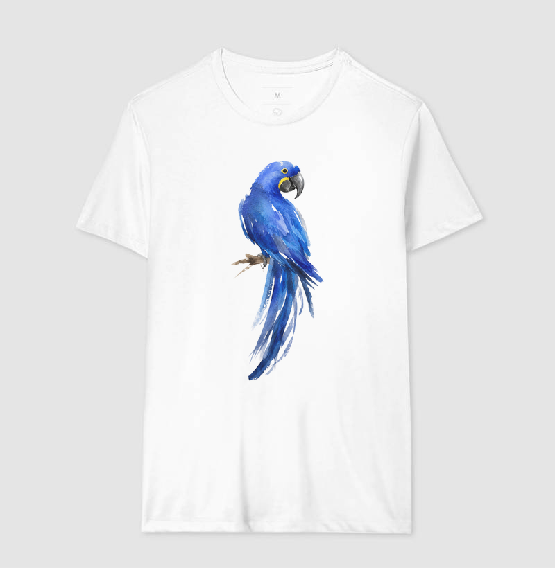Camiseta Arara-Azul – Aves do Brasil - Imagem 4