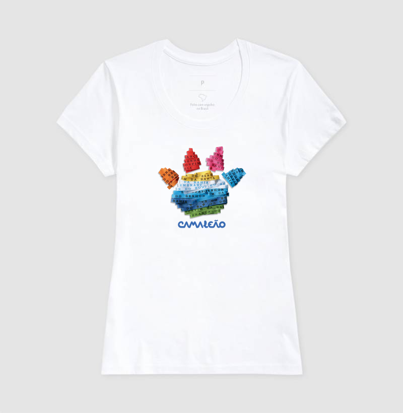 Camiseta Feminina Camaleão Senhor do Bonfim