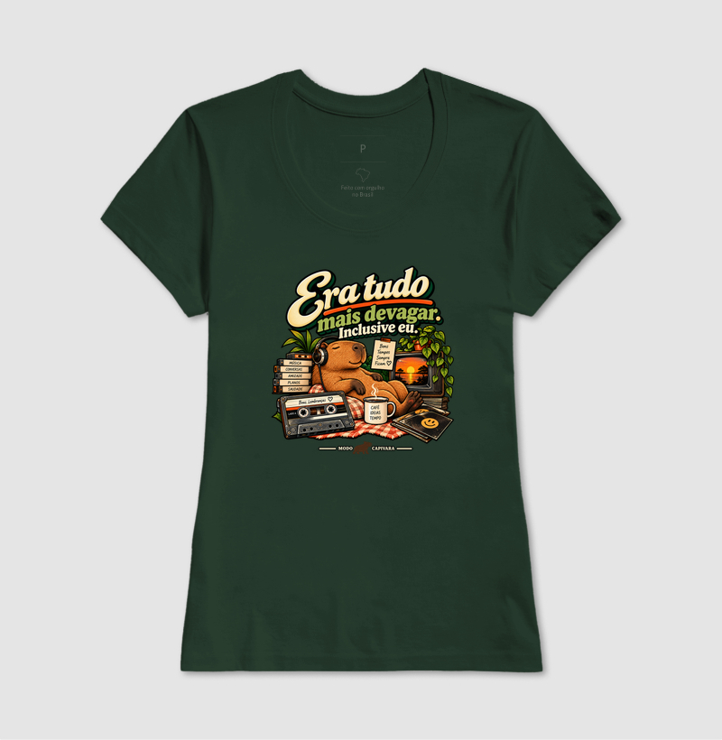 ERA TUDO MAIS DEVAGAR. INCLUSIVE EU - Modo Capivara - Camiseta - Imagem 15