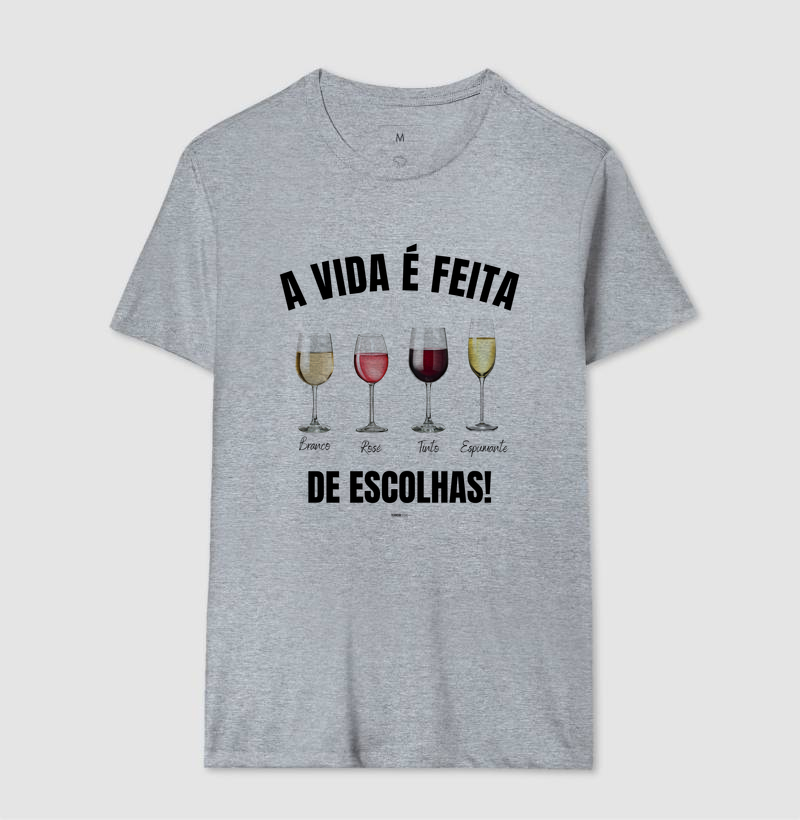 Camiseta Vinho - A Vida é feita de escolhas 2 - Imagem 8