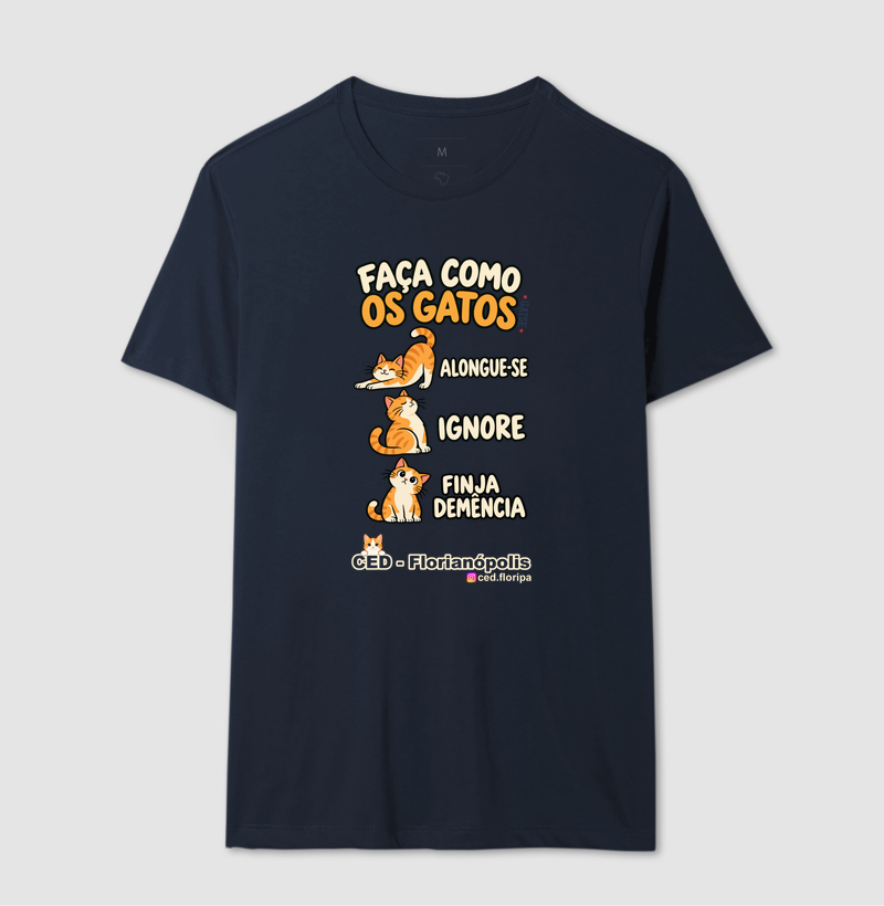 Camiseta Faça Como os Gatos - Imagem 8