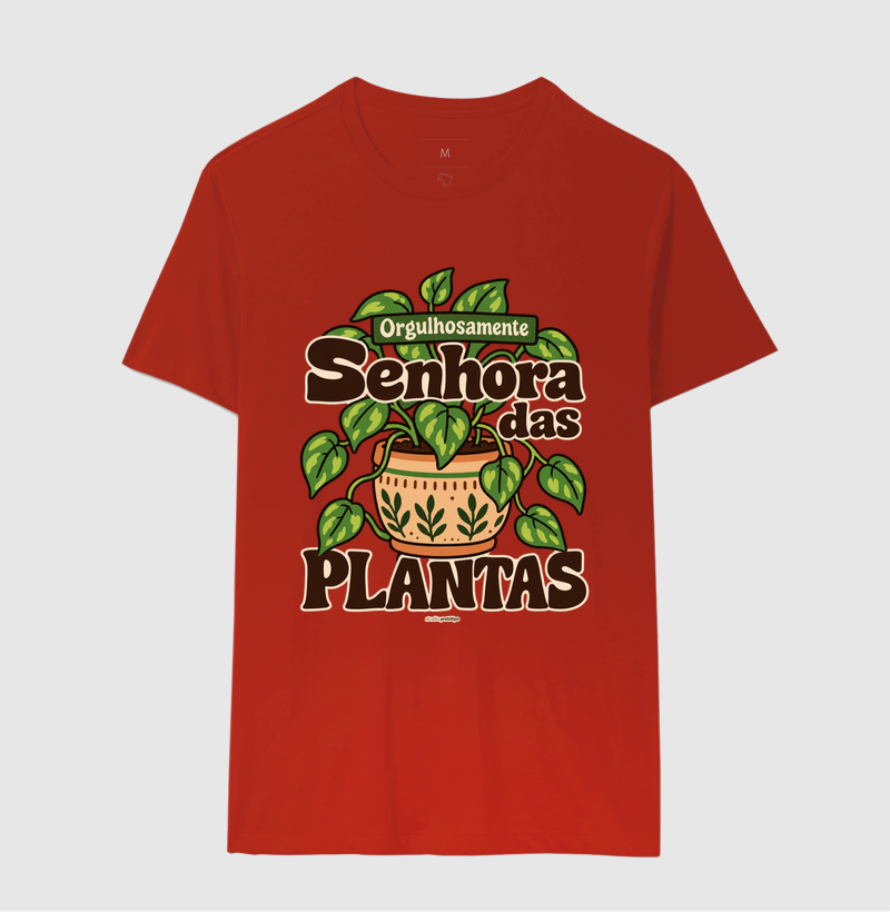 Camiseta Orgulhosamente Senhora das Plantas - Imagem 10
