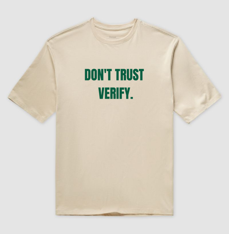 Camiseta Bitcoin Não Confie Verifique - Imagem 3