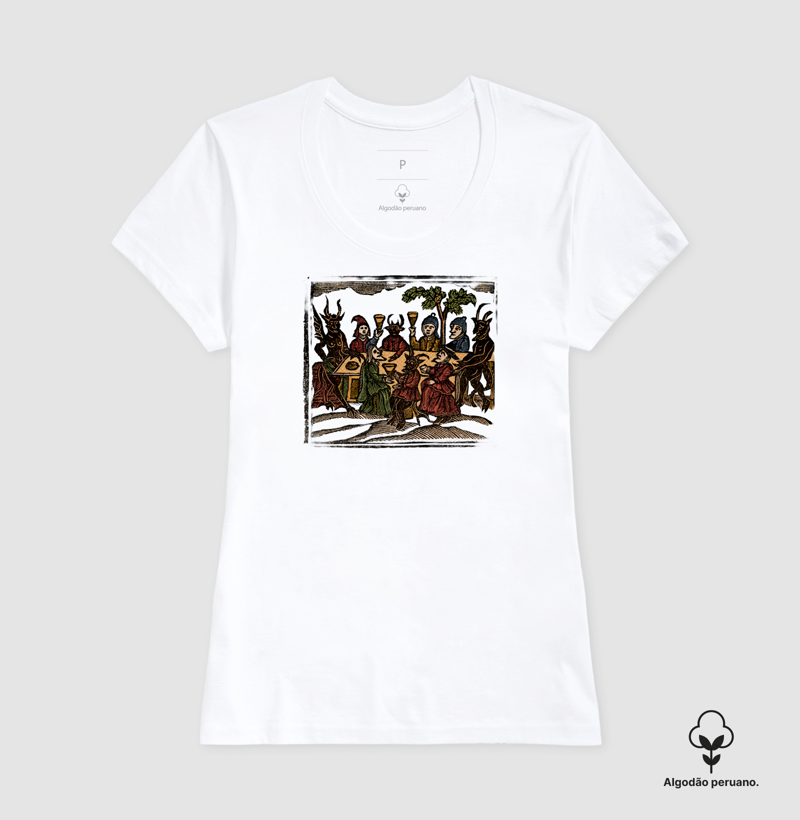 Camiseta O banquete das bruxas, 1720 - Imagem 3