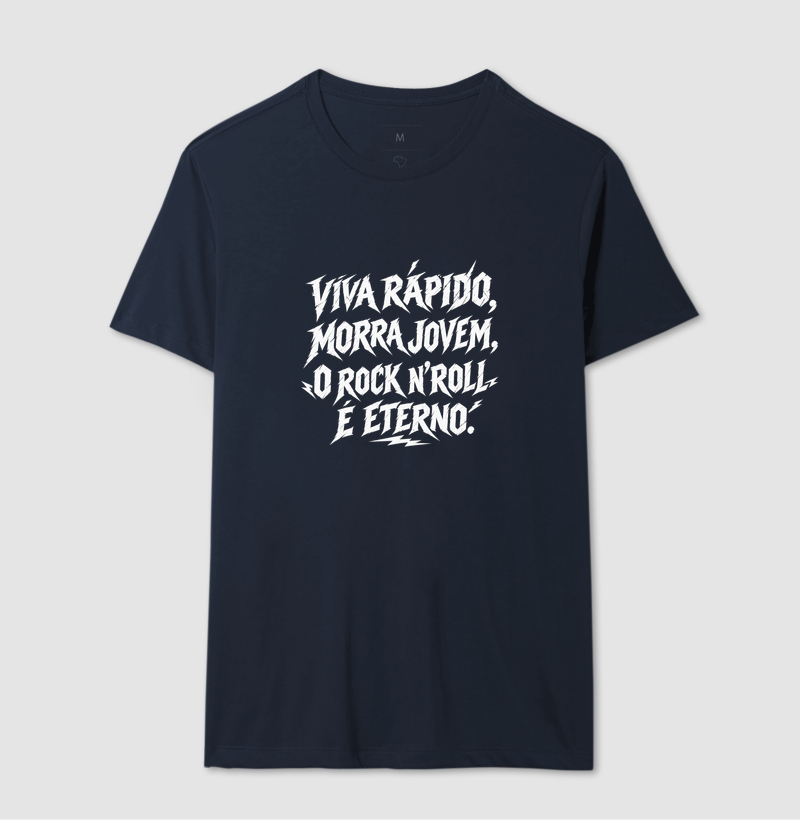 Camiseta Viva rápido, morra jovem, o rock n' roll é eterno - Imagem 4