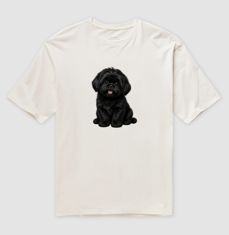 Shih Tzu Preto - Desenho Animado - Imagem 4