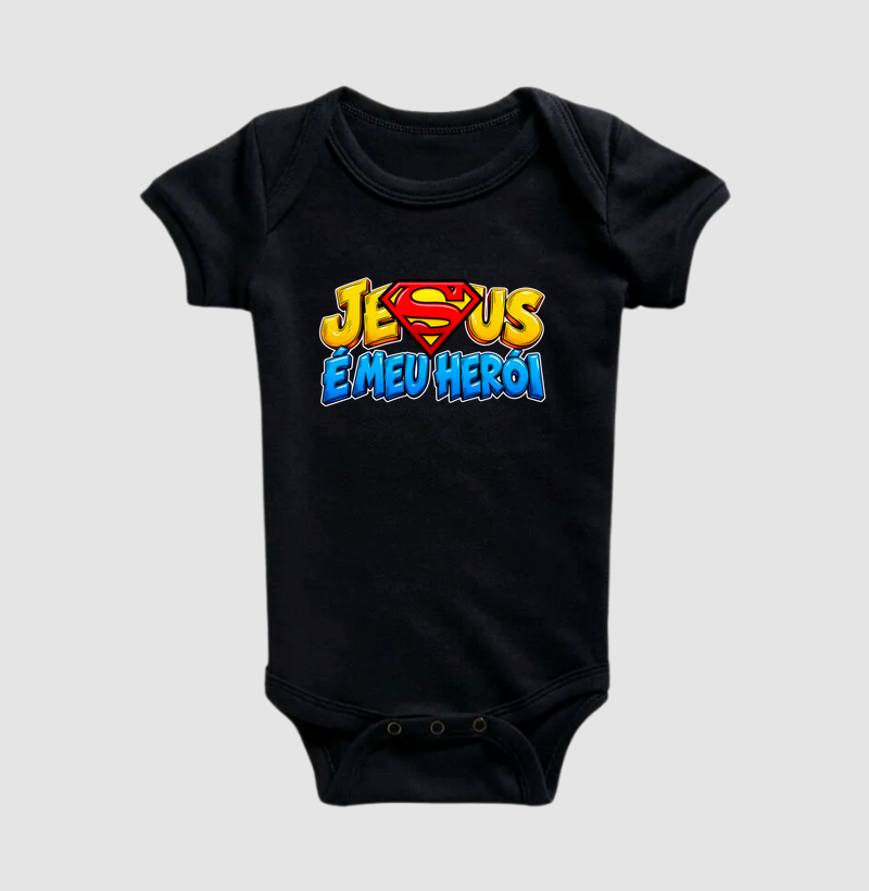 Body Infantil Jesus é meu Super - Imagem 2