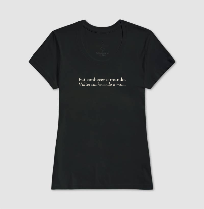 Camiseta Fui Conhecer o Mundo - Imagem 3