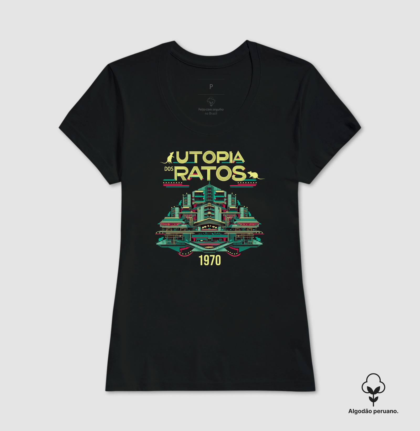 Camiseta - "Utopia dos Ratos" - Imagem 4
